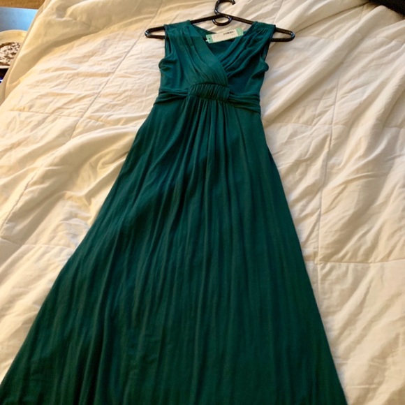 hunter green maxi